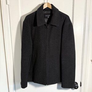 Banana Republic Wool/Cashmere Jacket - Black - Mens Large